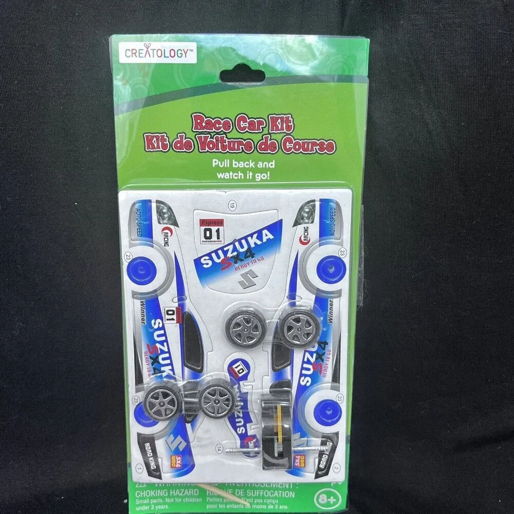 9 pack Creatology Race Car‎ Kits (Yellow, Blue & Black Car) - BRAND NEW!! Party